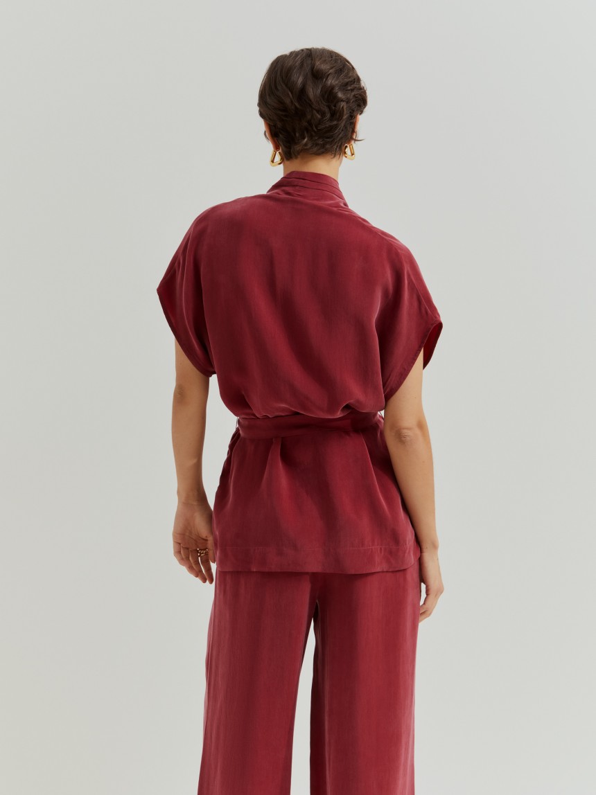 Cupro blouse