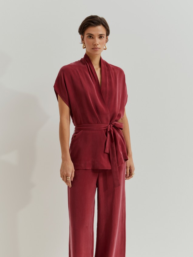 Cupro blouse