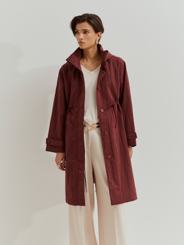 Parka com capuz