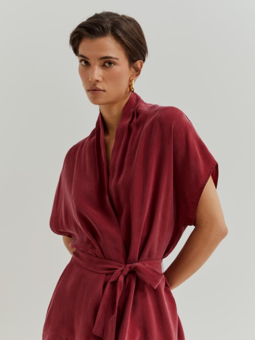 Cupro blouse