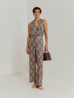 Printed palazzo pants