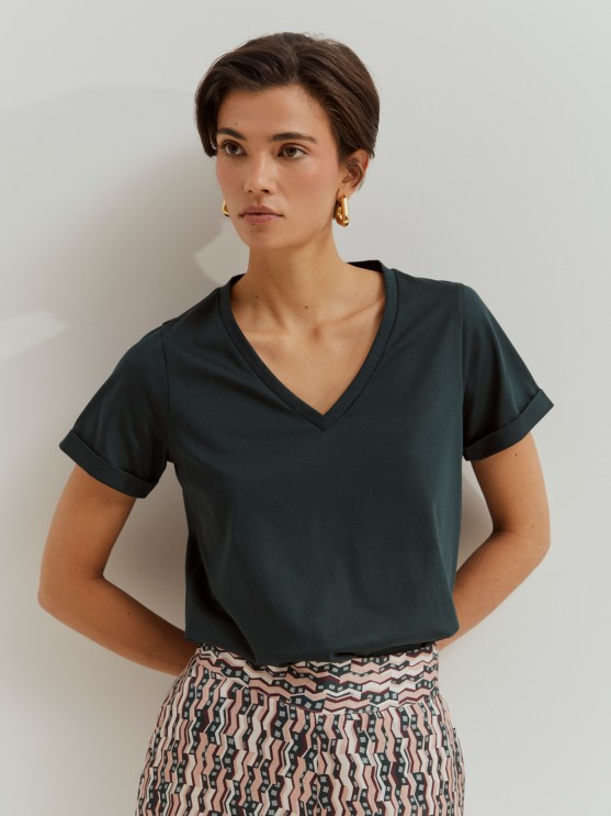 T-shirt bsica de algodo