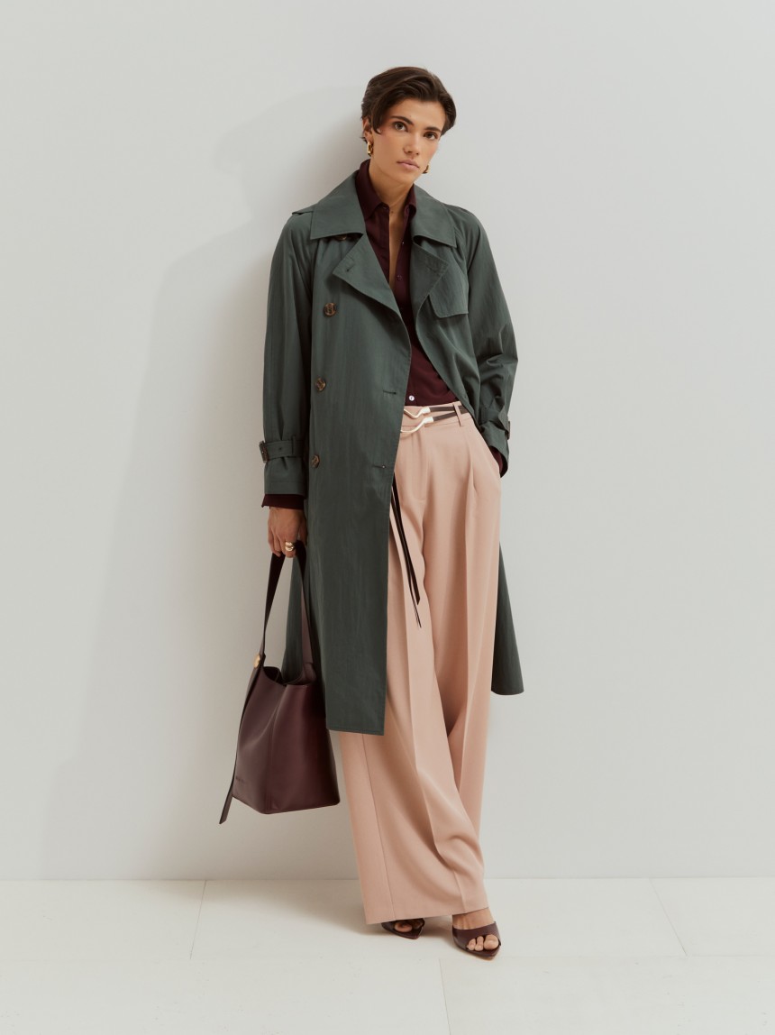 Gabardine com repel�ncia � �gua