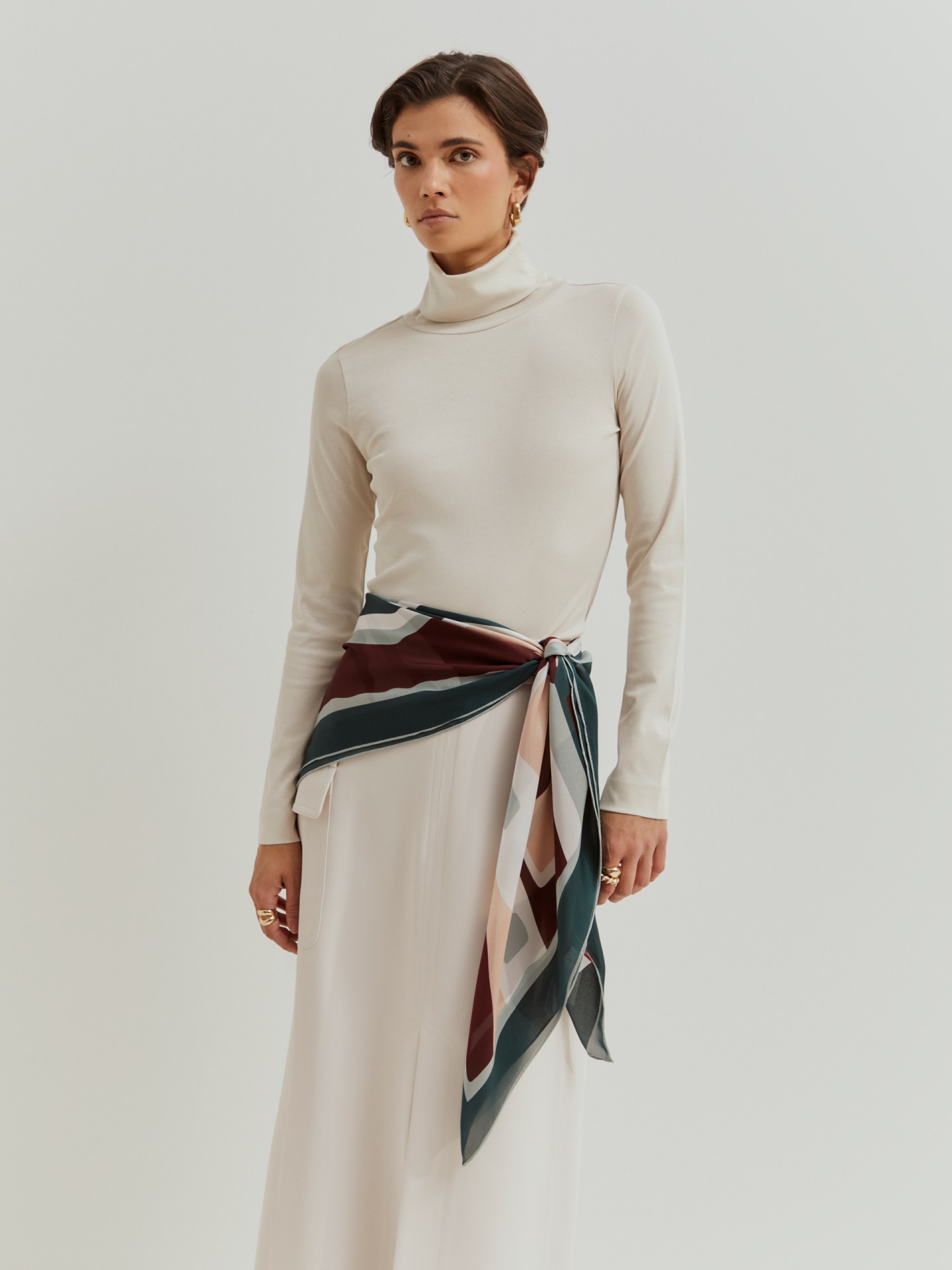 High-neck sweater