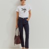 Straight-leg jeans
