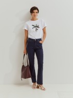 Straight-leg jeans