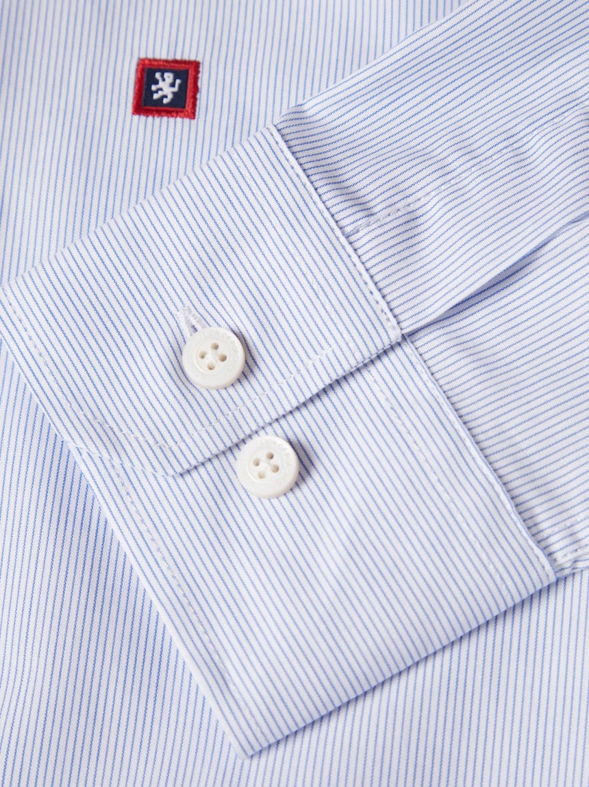 Camisa �s riscas regular fit
