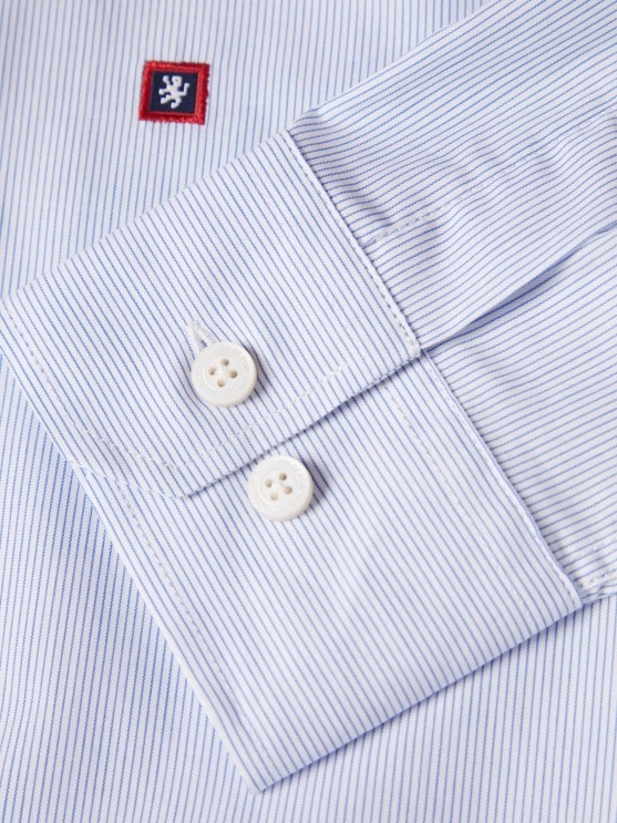 Camisa de rayas de corte regular