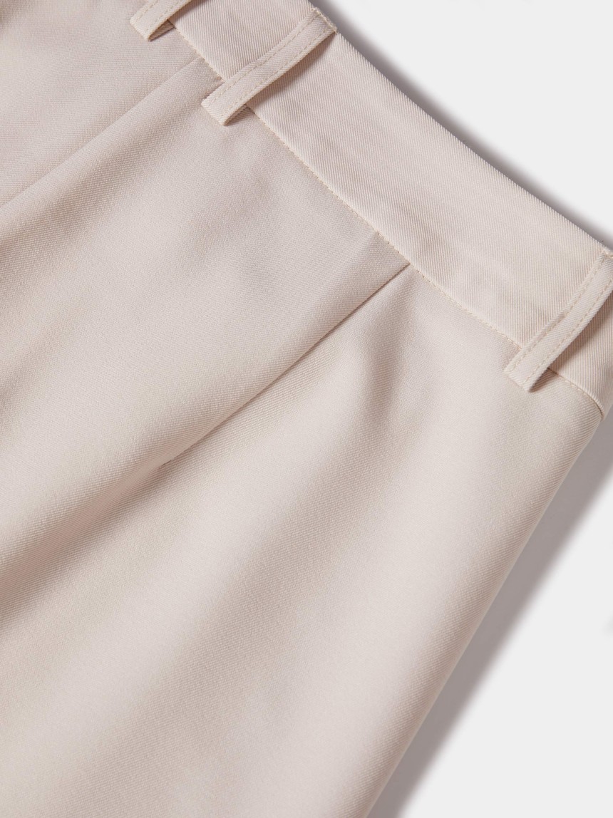 Creased palazzo trousers