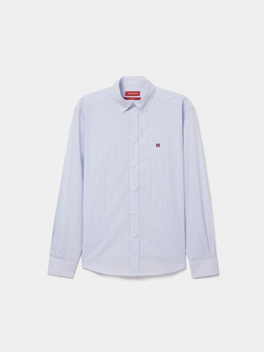 Regular fit striped shirt