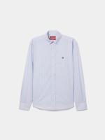Camisa �s riscas regular fit