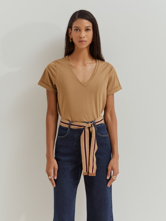 T-shirt bsica de algodo