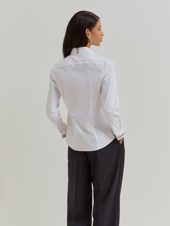 Camisa clsica de algodn