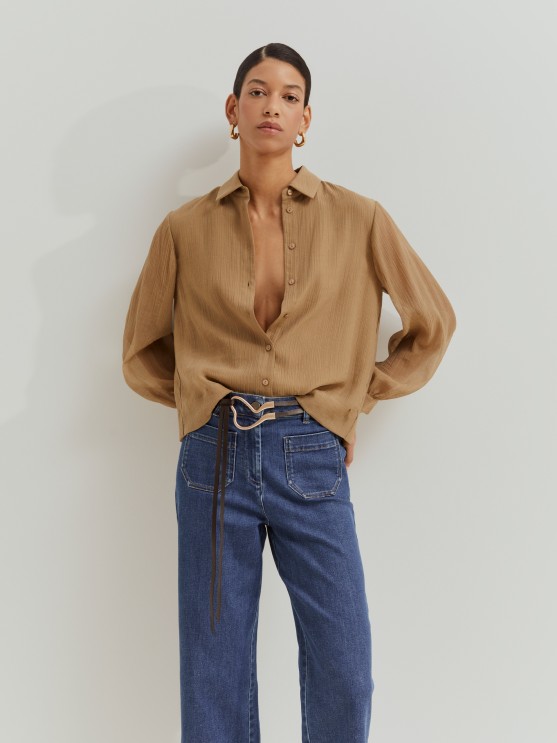 Calas denim wide leg
