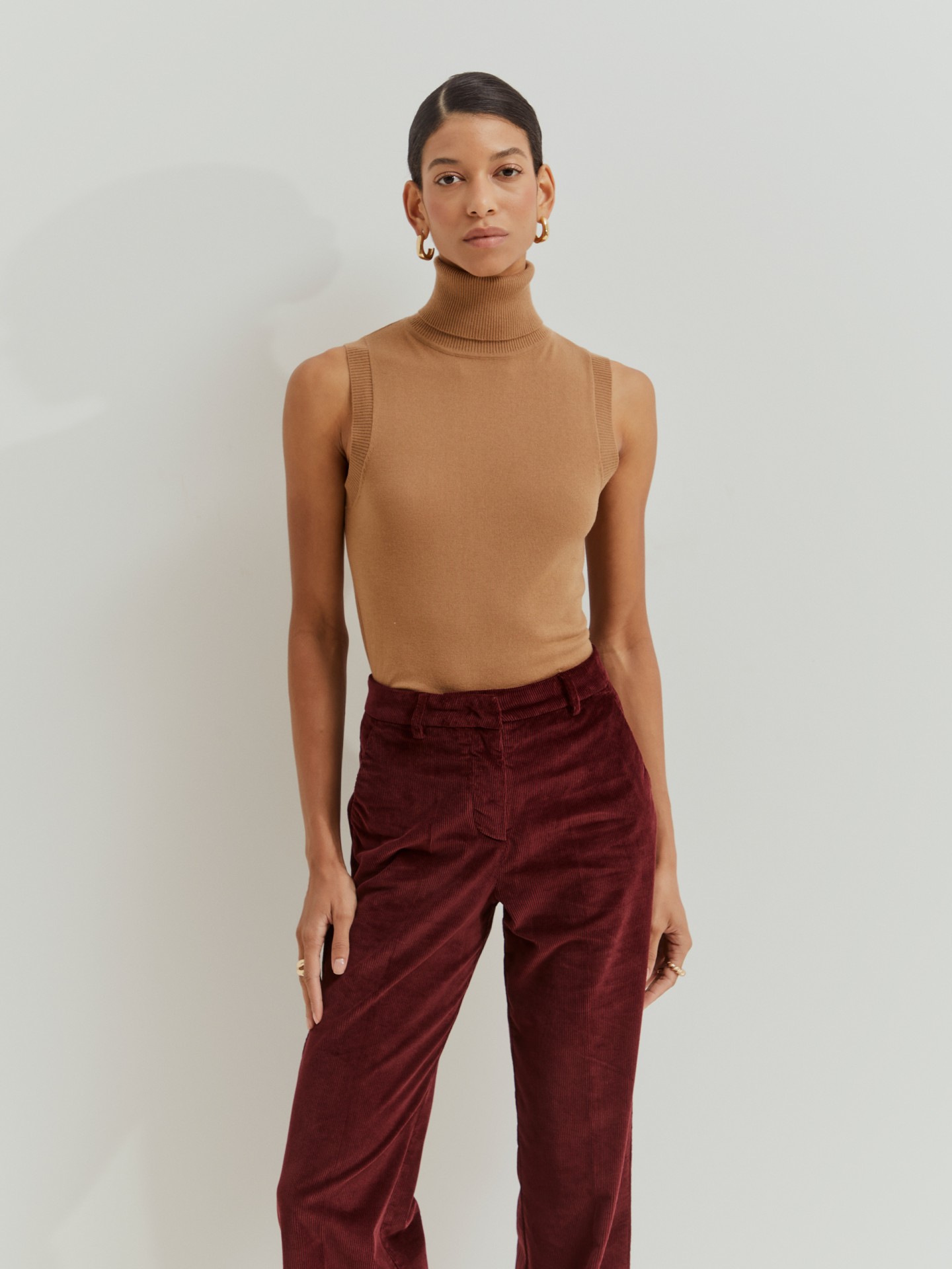 Pantalón ancho de pana