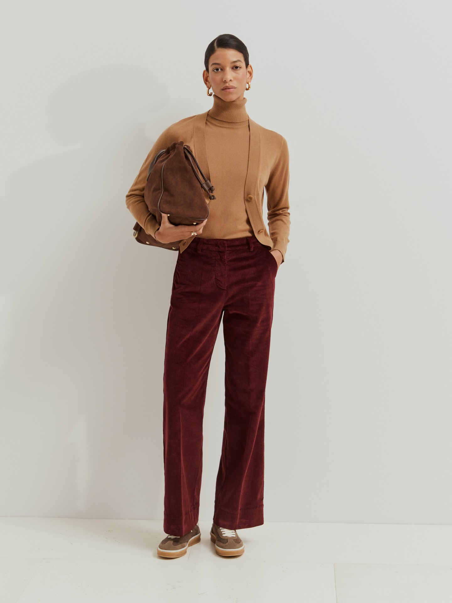 Pantalón ancho de pana