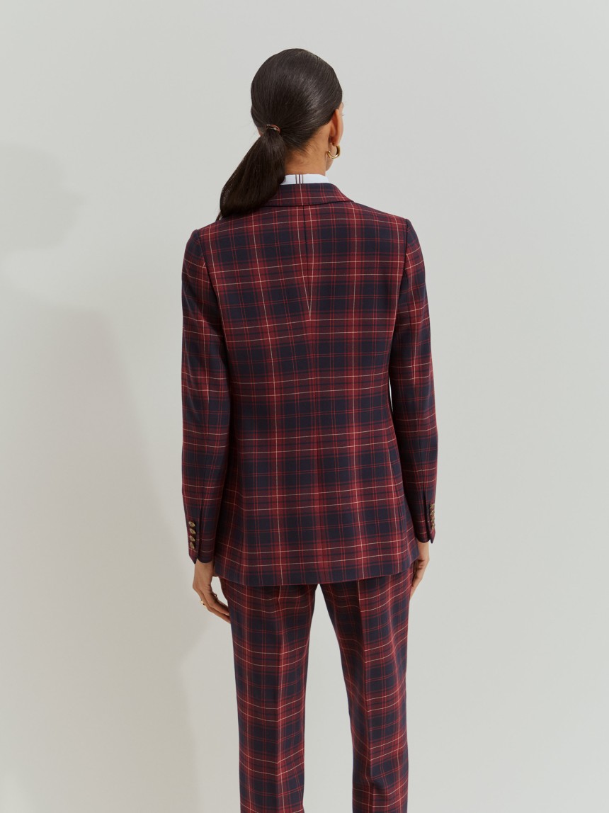 Plaid blazer