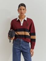 Camisa polo de manga larga
