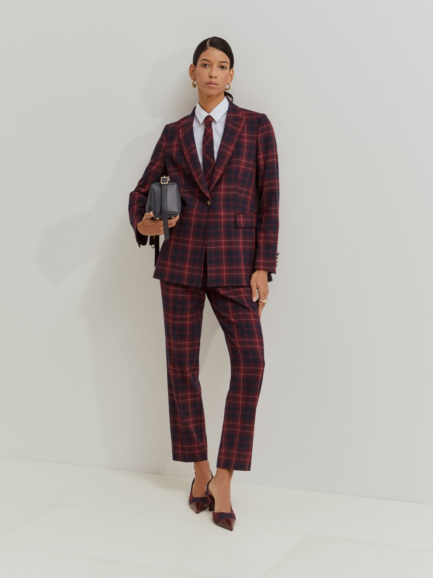 Plaid blazer