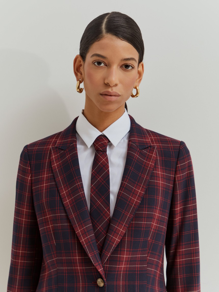 Plaid blazer
