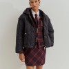 Blus�o curto acolchoado