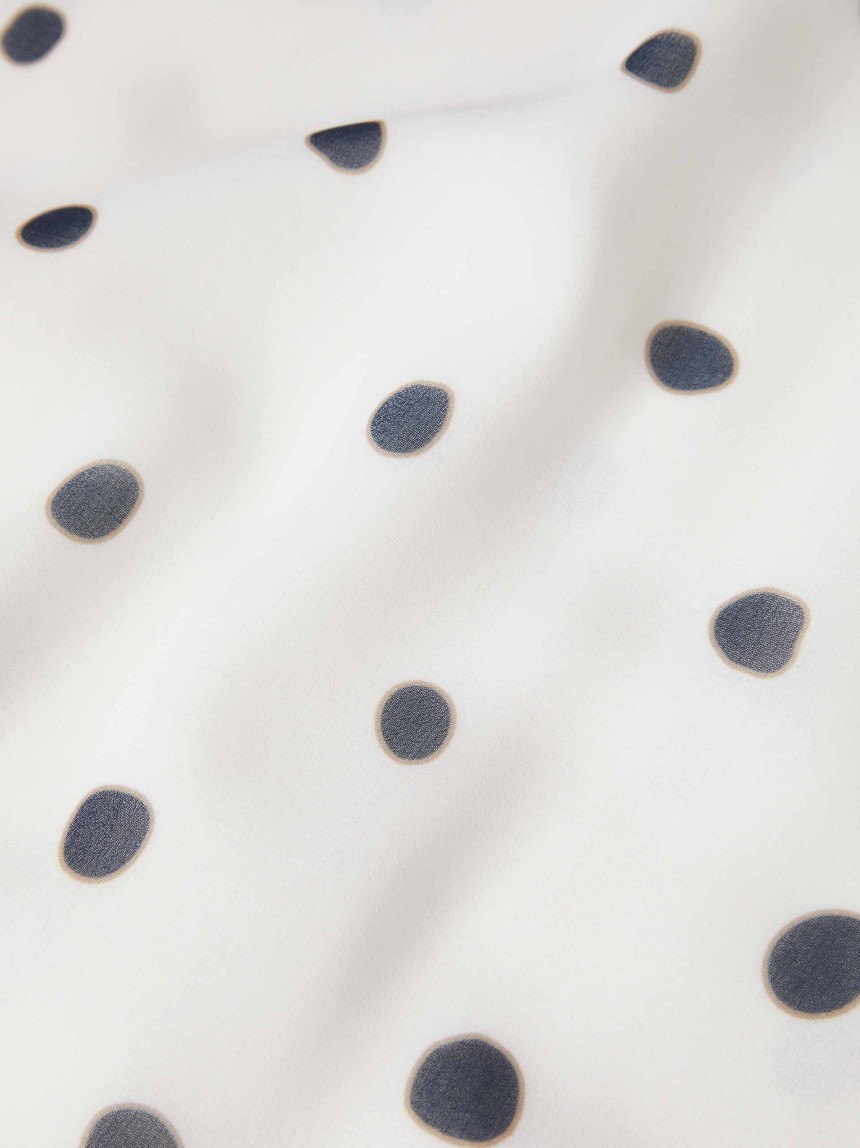 Polka dot midi dress