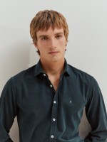 Camisa bombazine slim fit