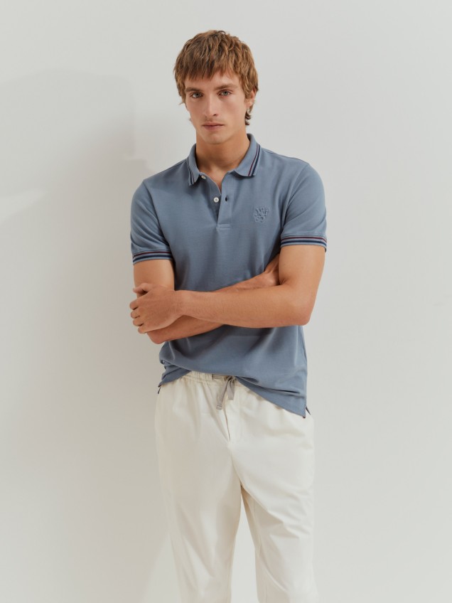Polo piqué slim fit