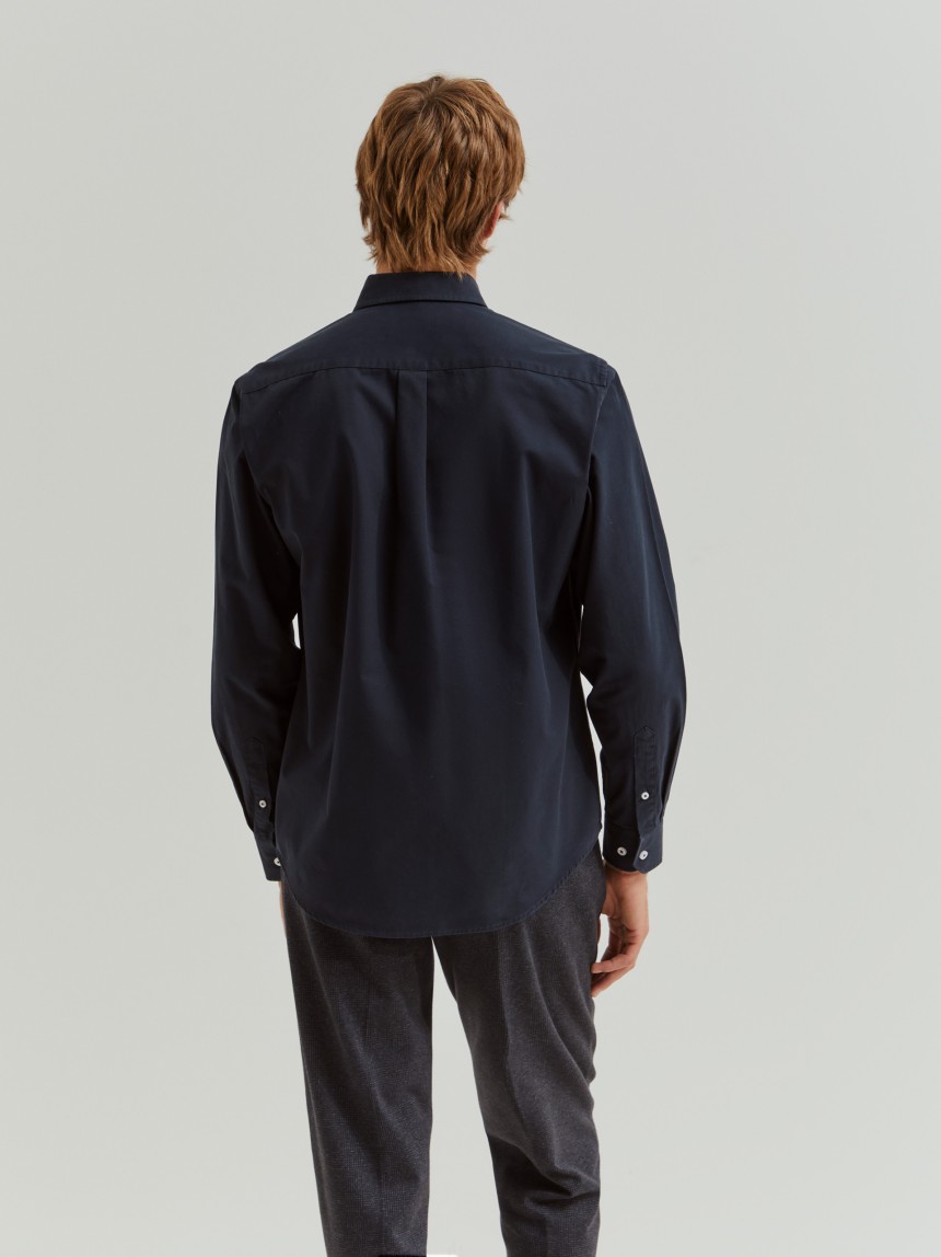 Camisa regular fit de algod�o