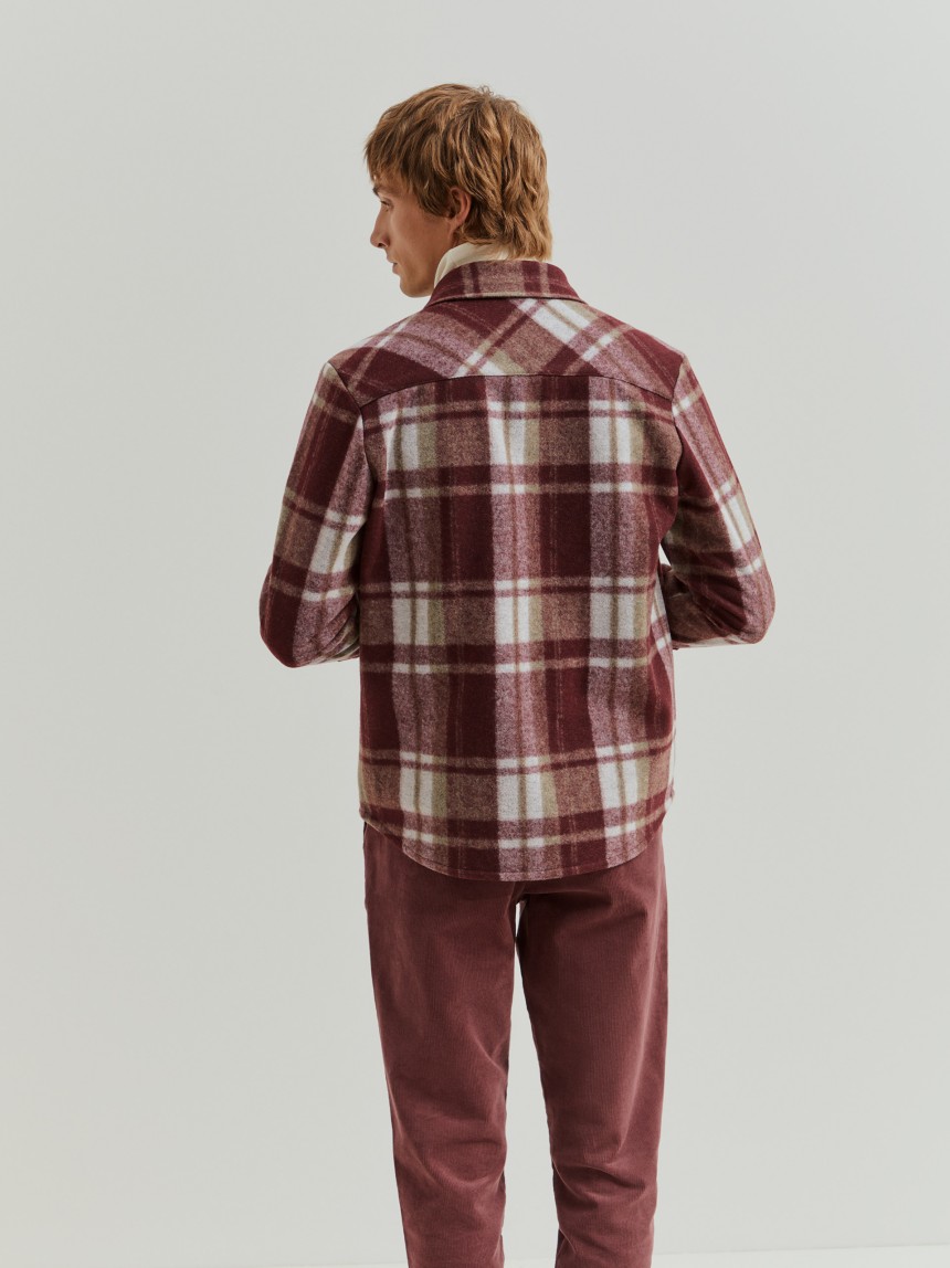 Sobrecamisa em flanela