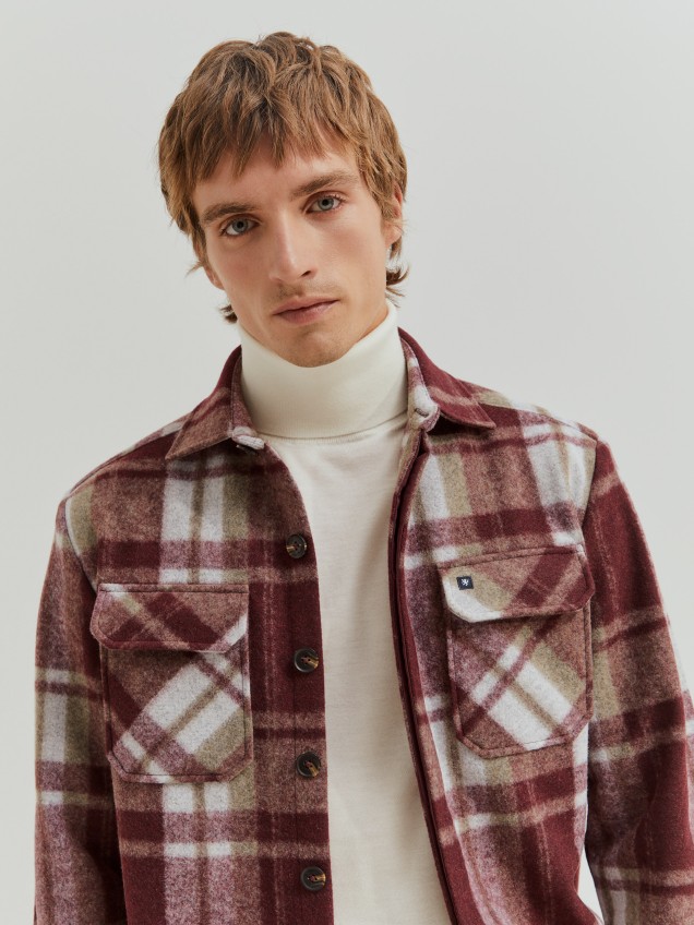Sobrecamisa em flanela
