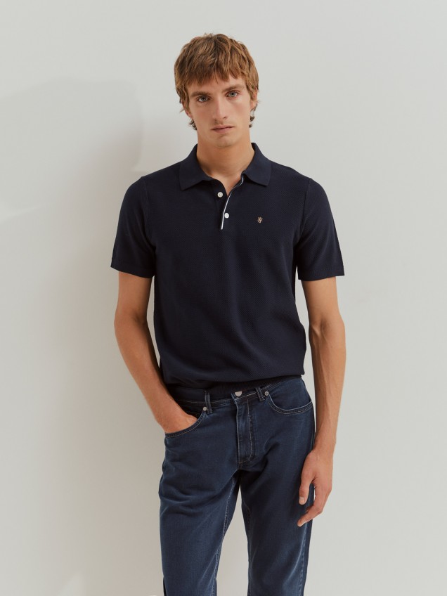 Regular fit denim pants
