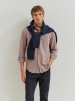 Camisa slim fit micropadr�o