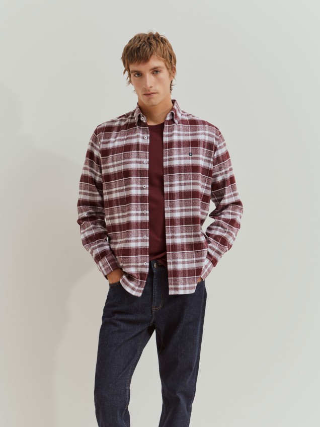 Camisa xadrez regular fit