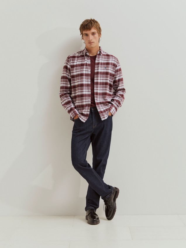 Camisa xadrez regular fit