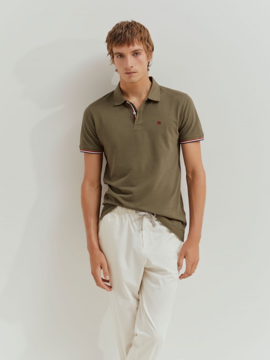 Polo de piqu de corte slim