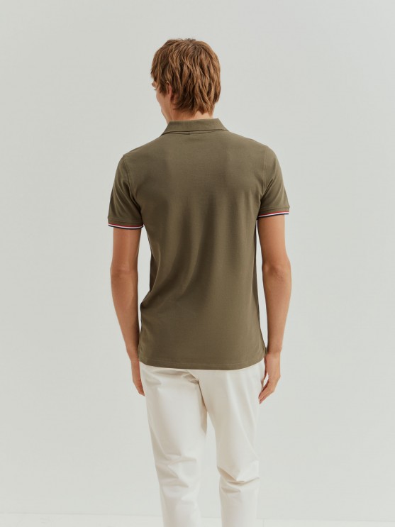 Polo de piqu de corte slim