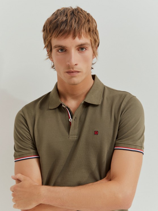 Polo de piqu de corte slim