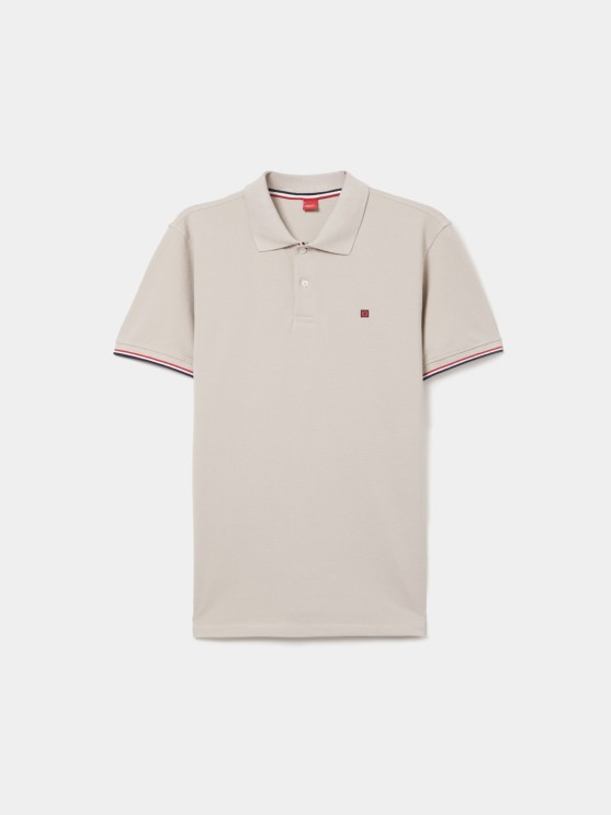 Polo de piqu de corte slim