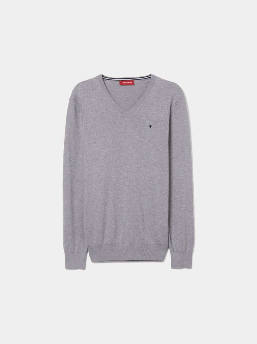 Pullover manga comprida em algodão