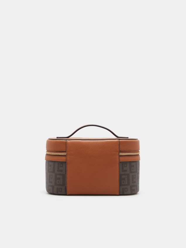 Toiletry bag with transparent case