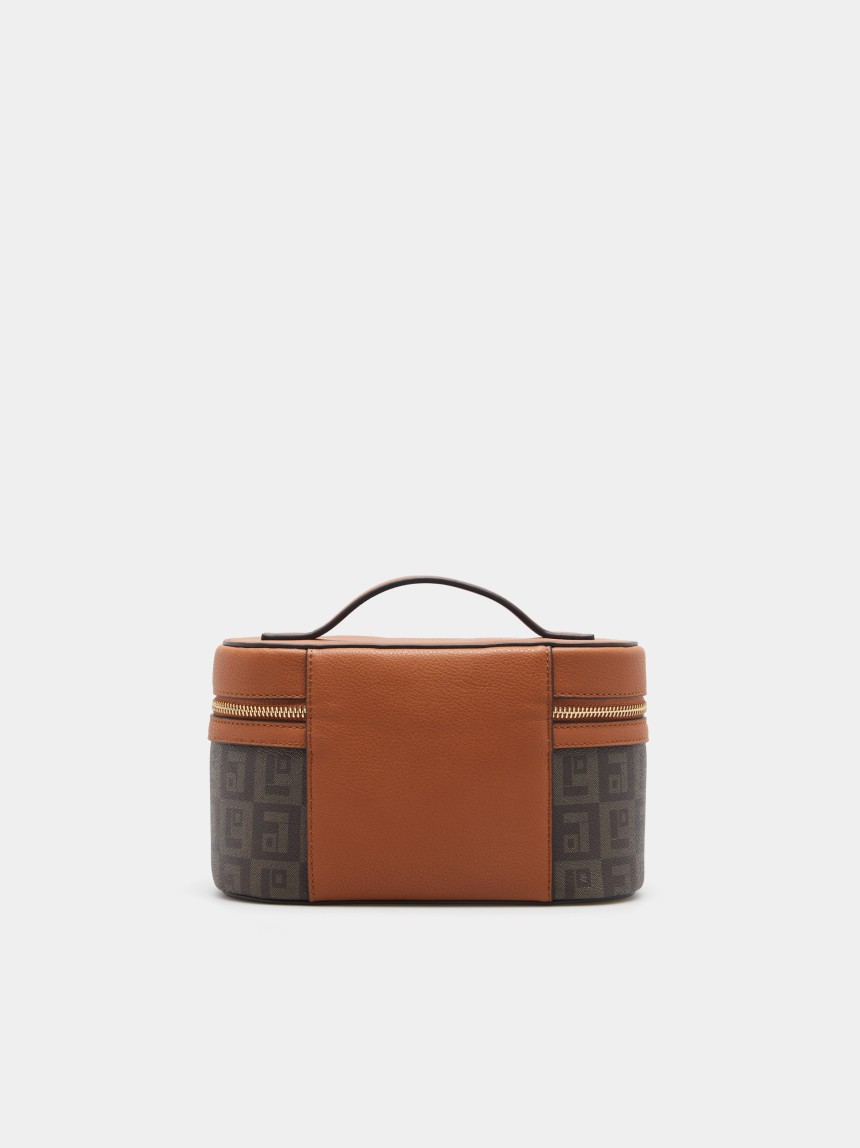Toiletry bag with transparent case