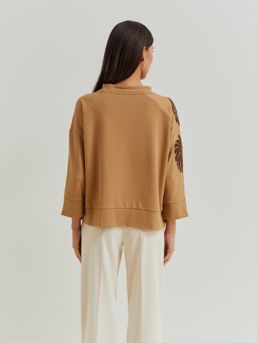 Embroidered sweater