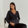 Lyocell and cotton sweater