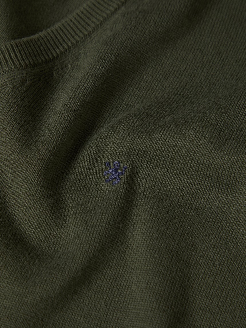Pullover manga comprida em algod�o
