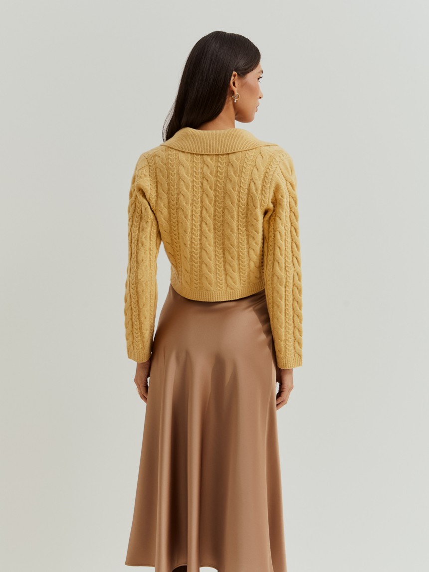 Short wool coat
