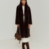 Long fur coat