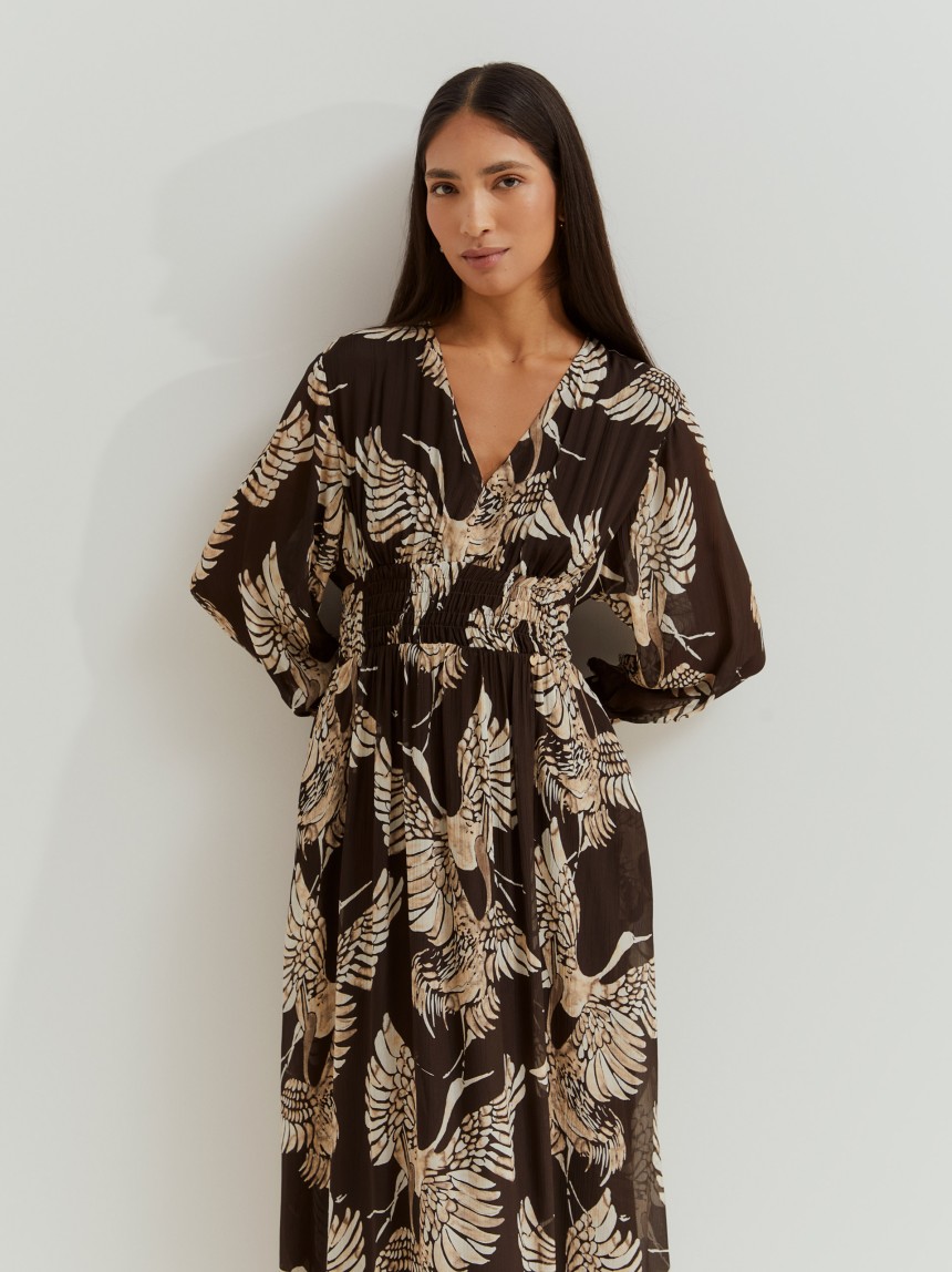Printed Long Dress