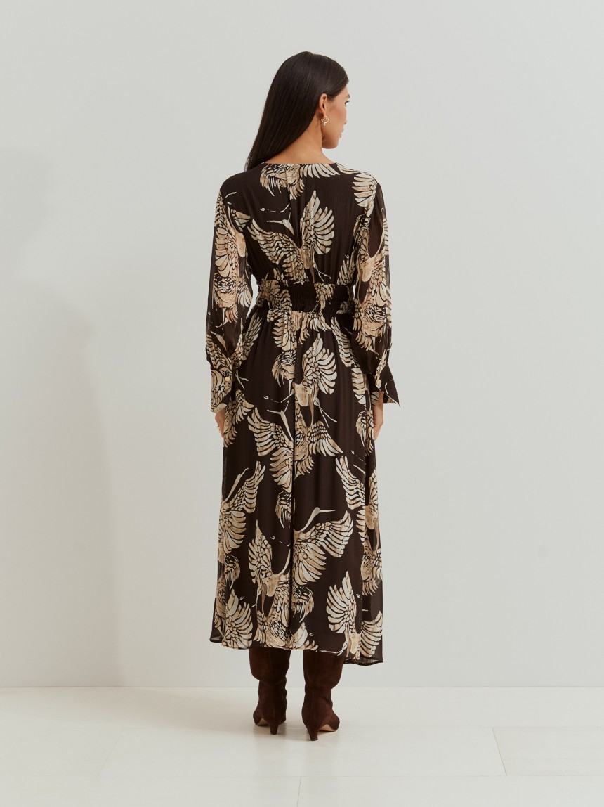 Printed Long Dress