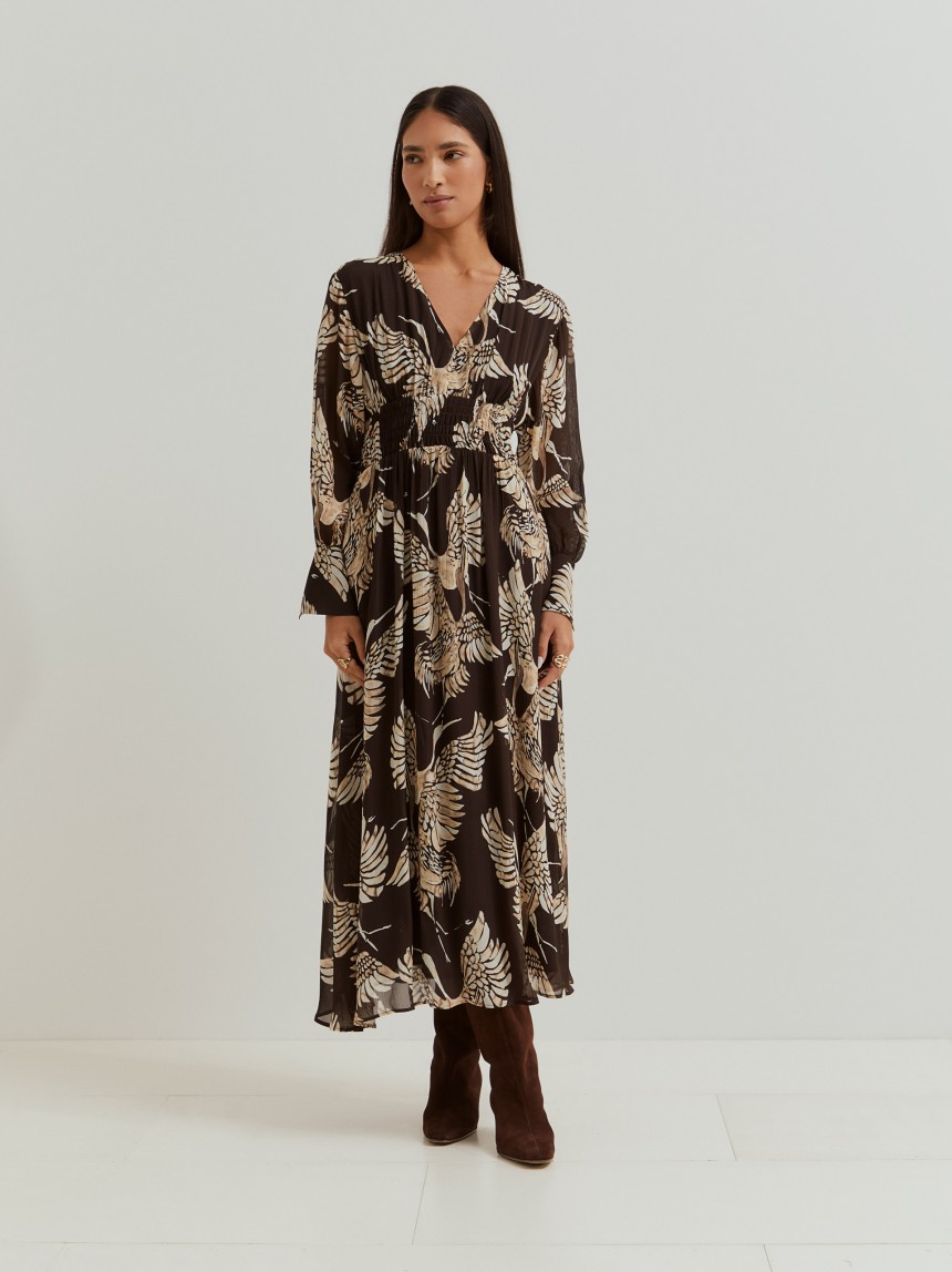 Printed Long Dress